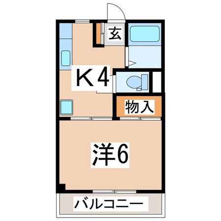 郡山駅 徒歩13分 3階の物件間取画像